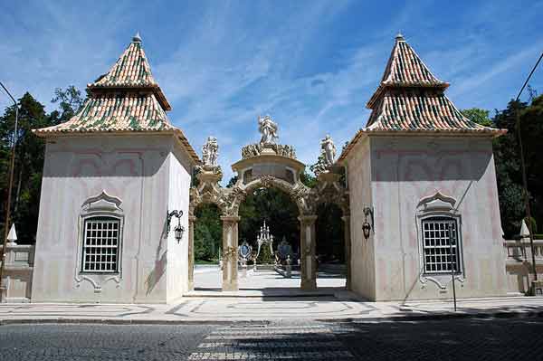 Entrada al parque de Santa Cruz